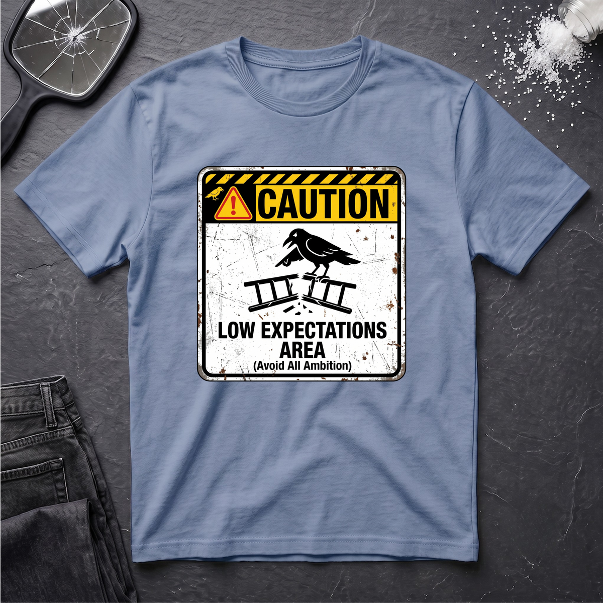 Caution Low Expectation Area T-Shirt