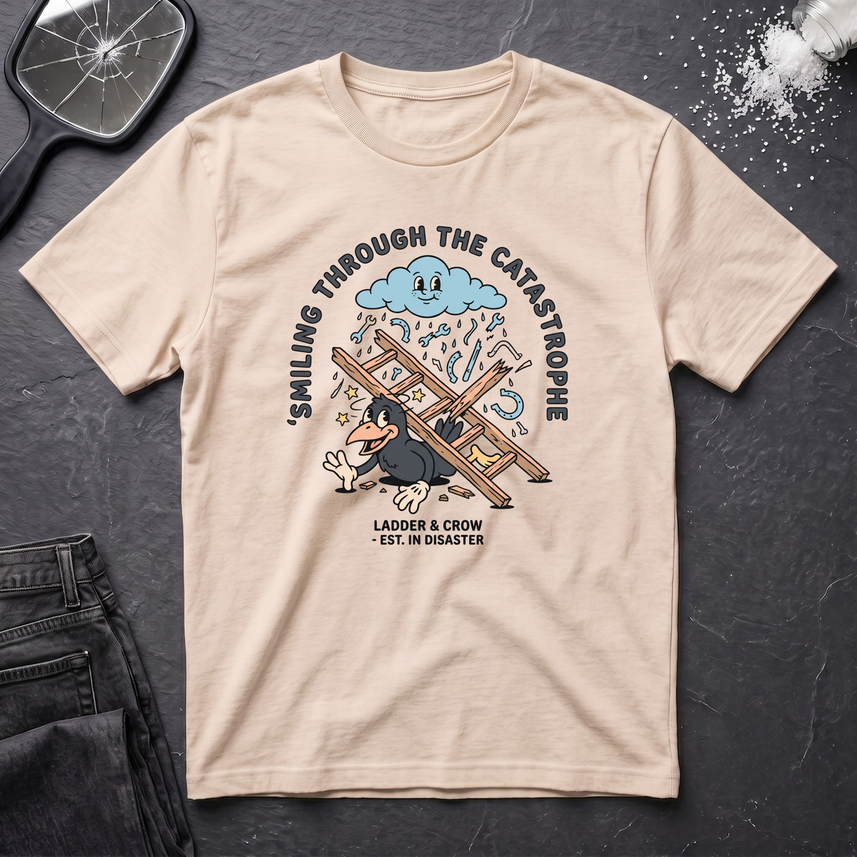Smiling Through The Catastrophe T-Shirt