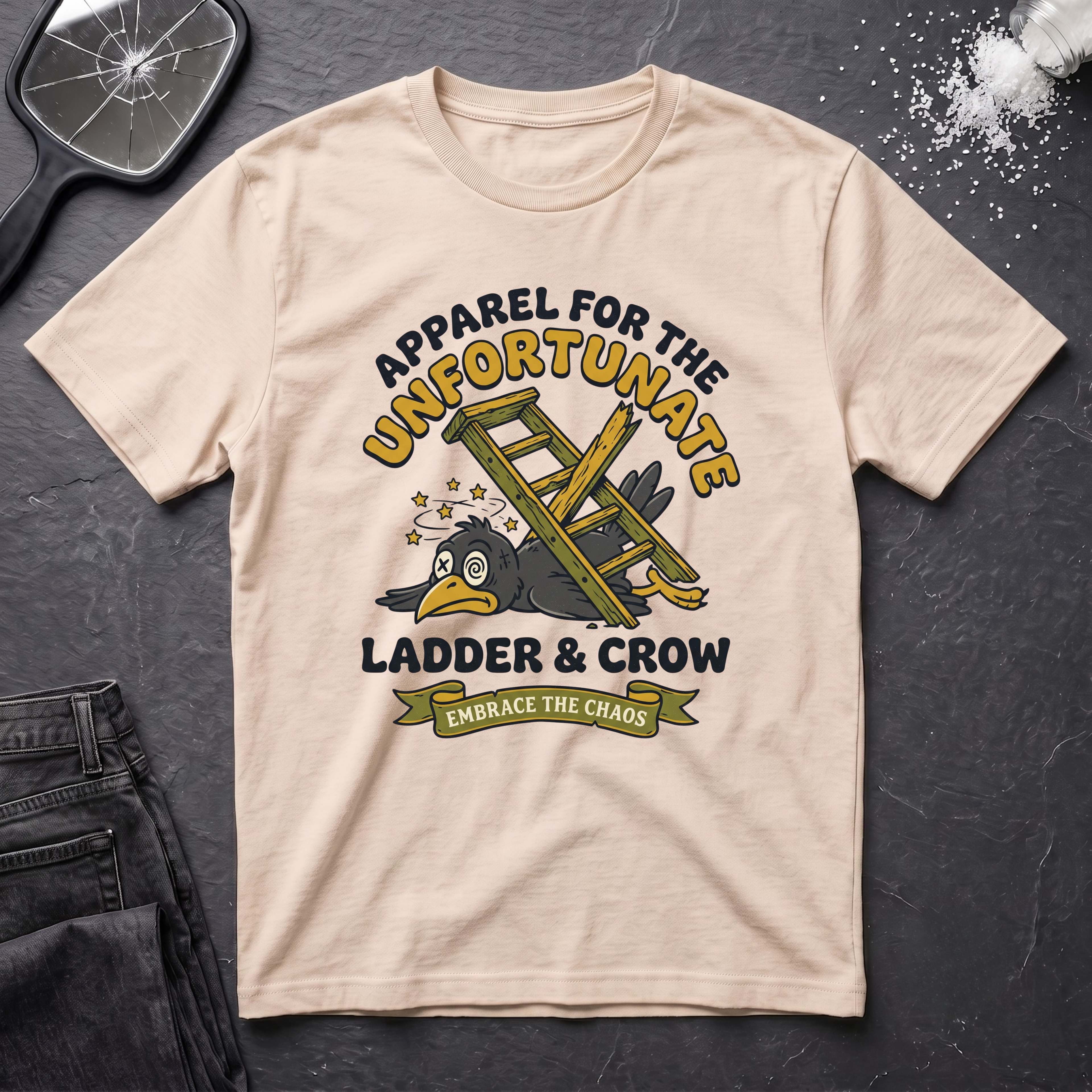 Embrace The Chaos Cartoon T-Shirt