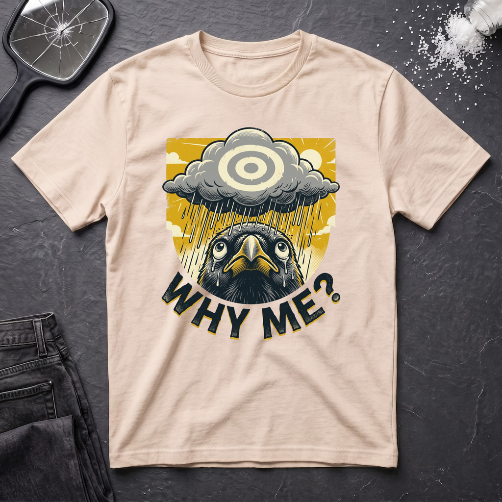 Why Me Crow Cloud T-Shirt