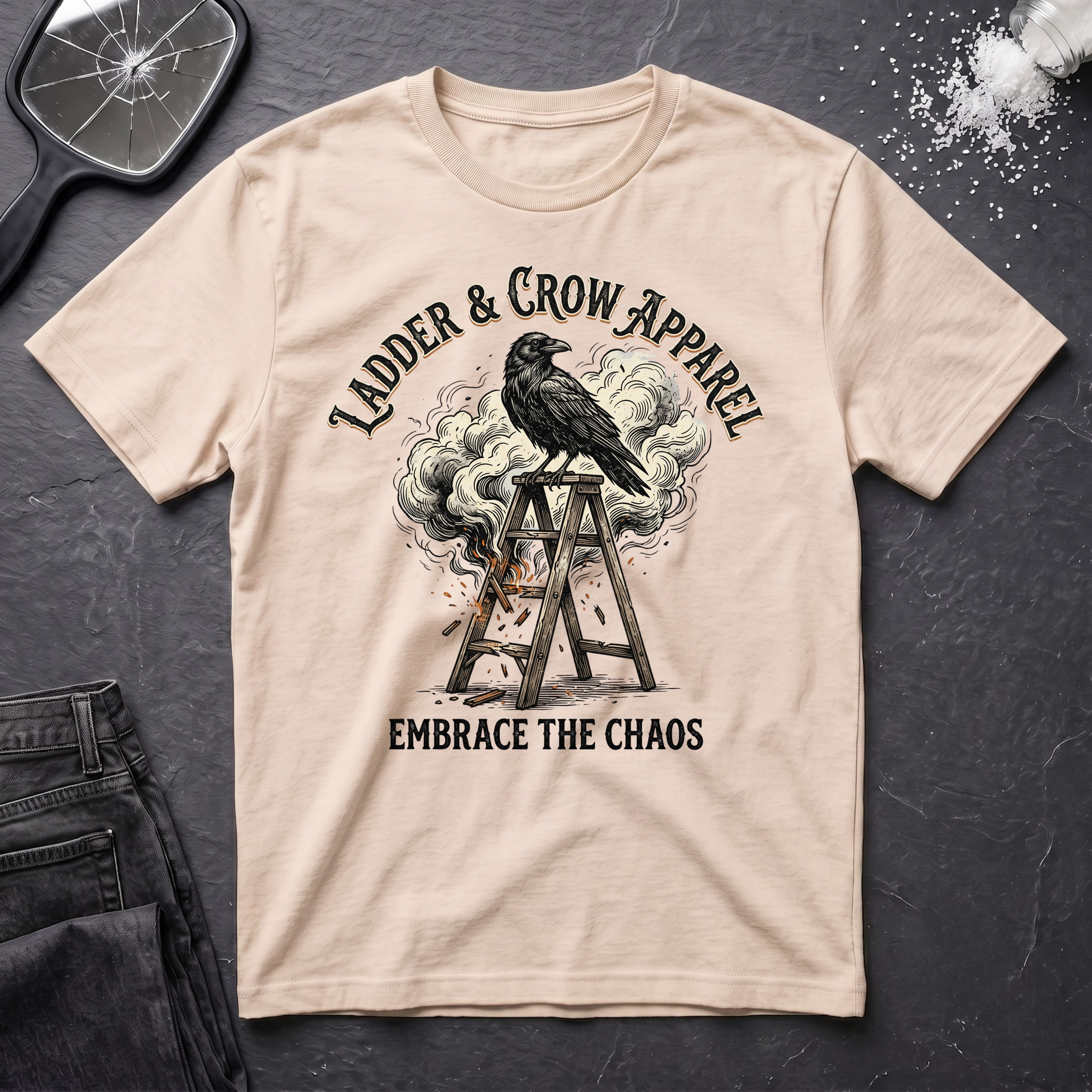 Ladder Crow Embrace Chaos T-Shirt