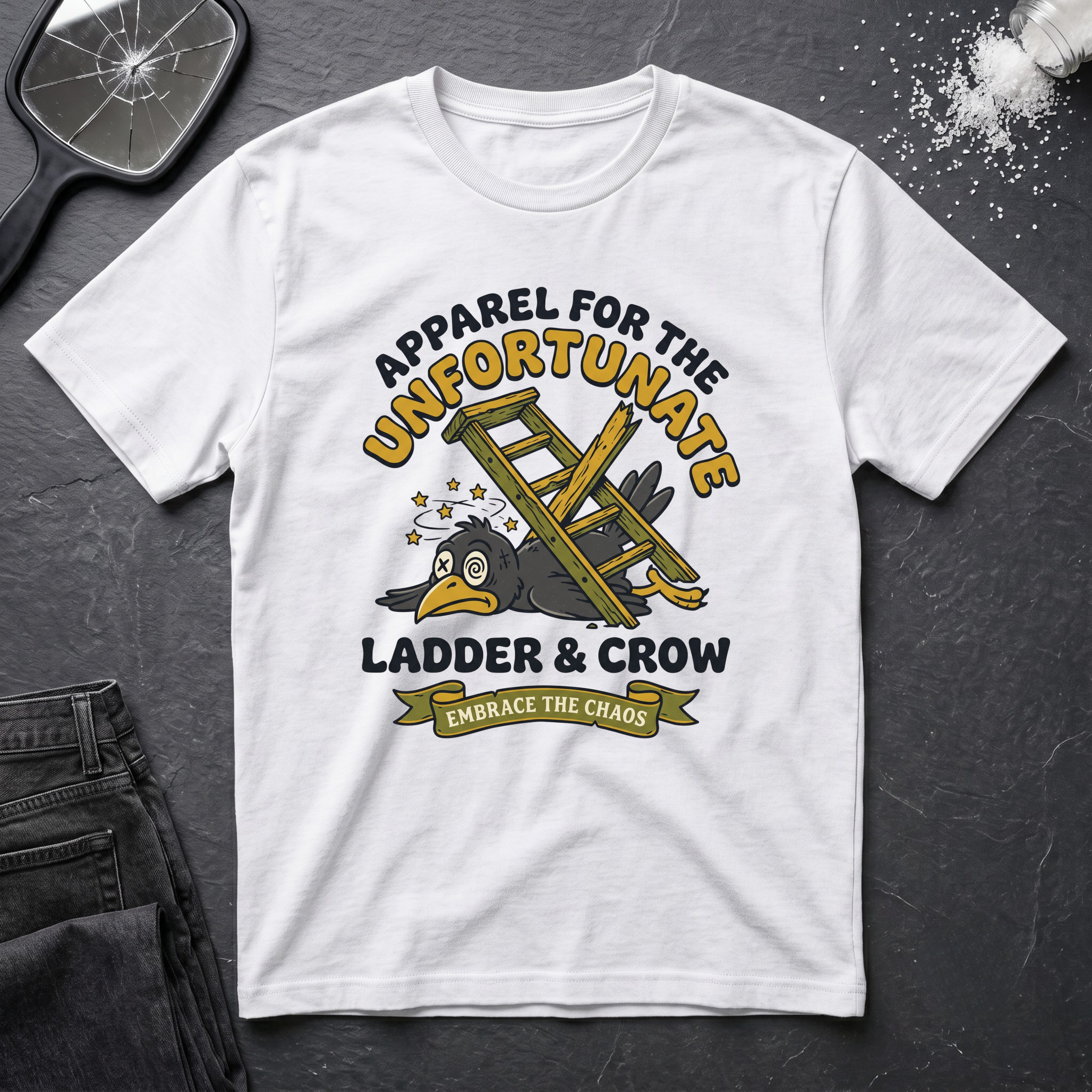 Embrace The Chaos Cartoon T-Shirt