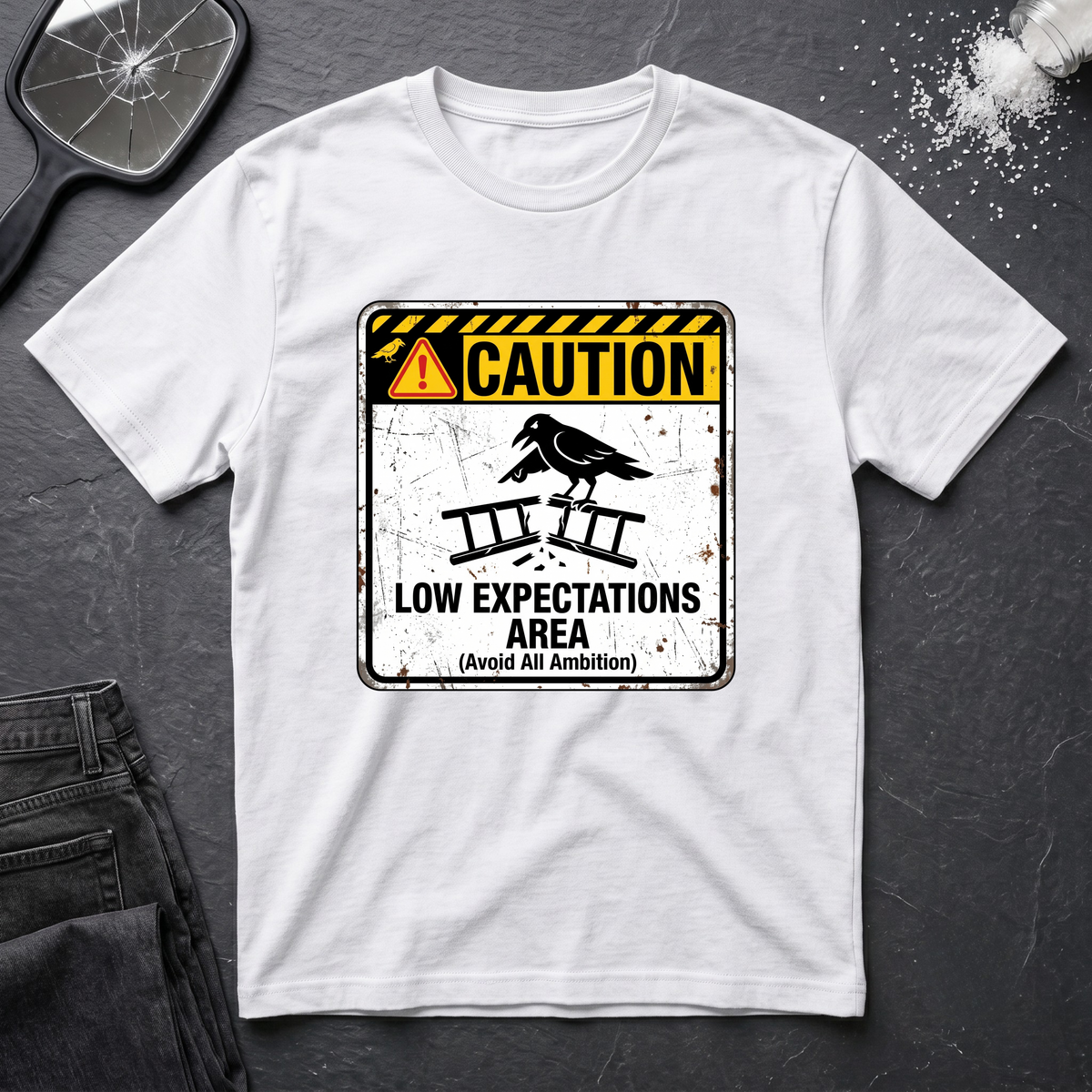 Caution Low Expectation Area T-Shirt