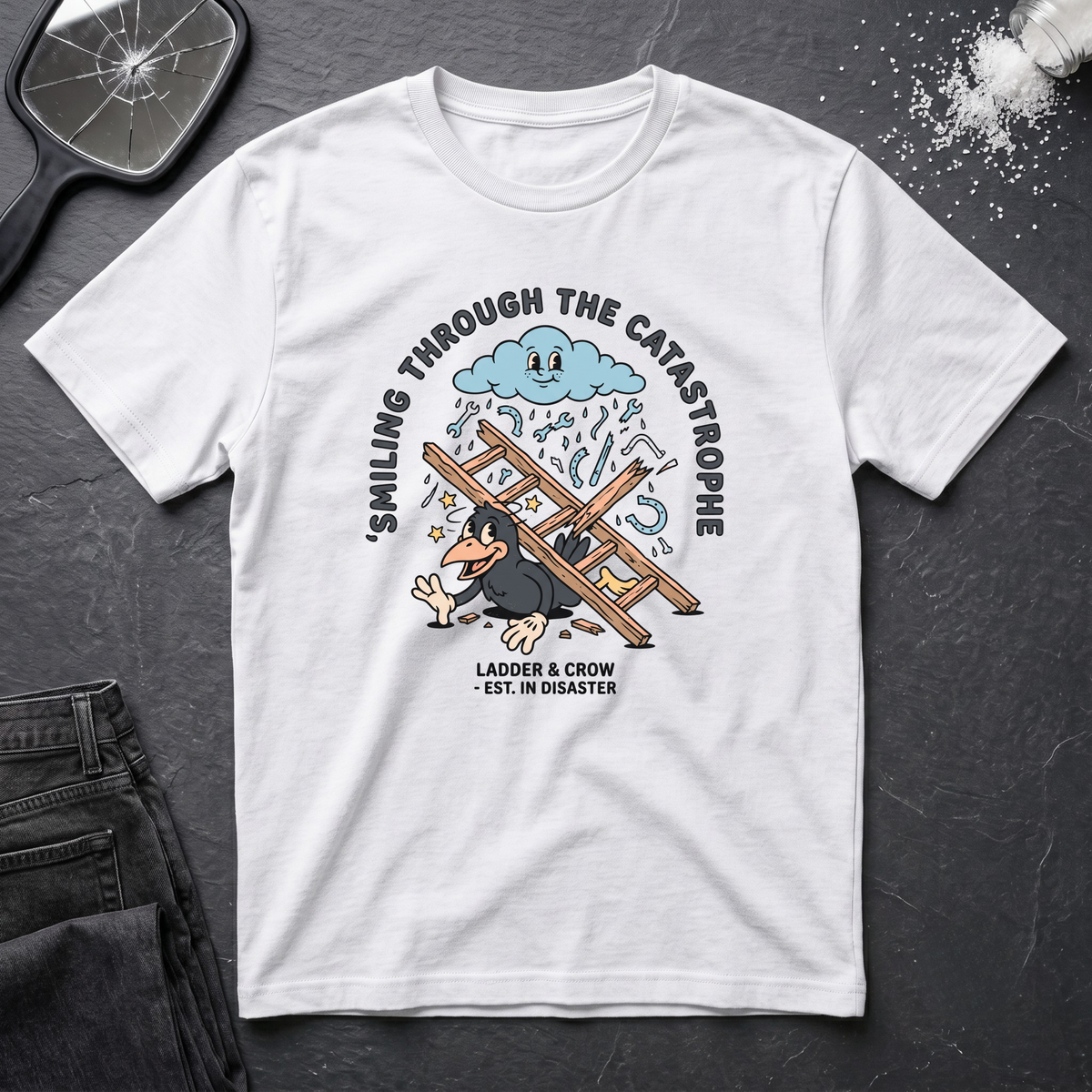 Smiling Through The Catastrophe T-Shirt