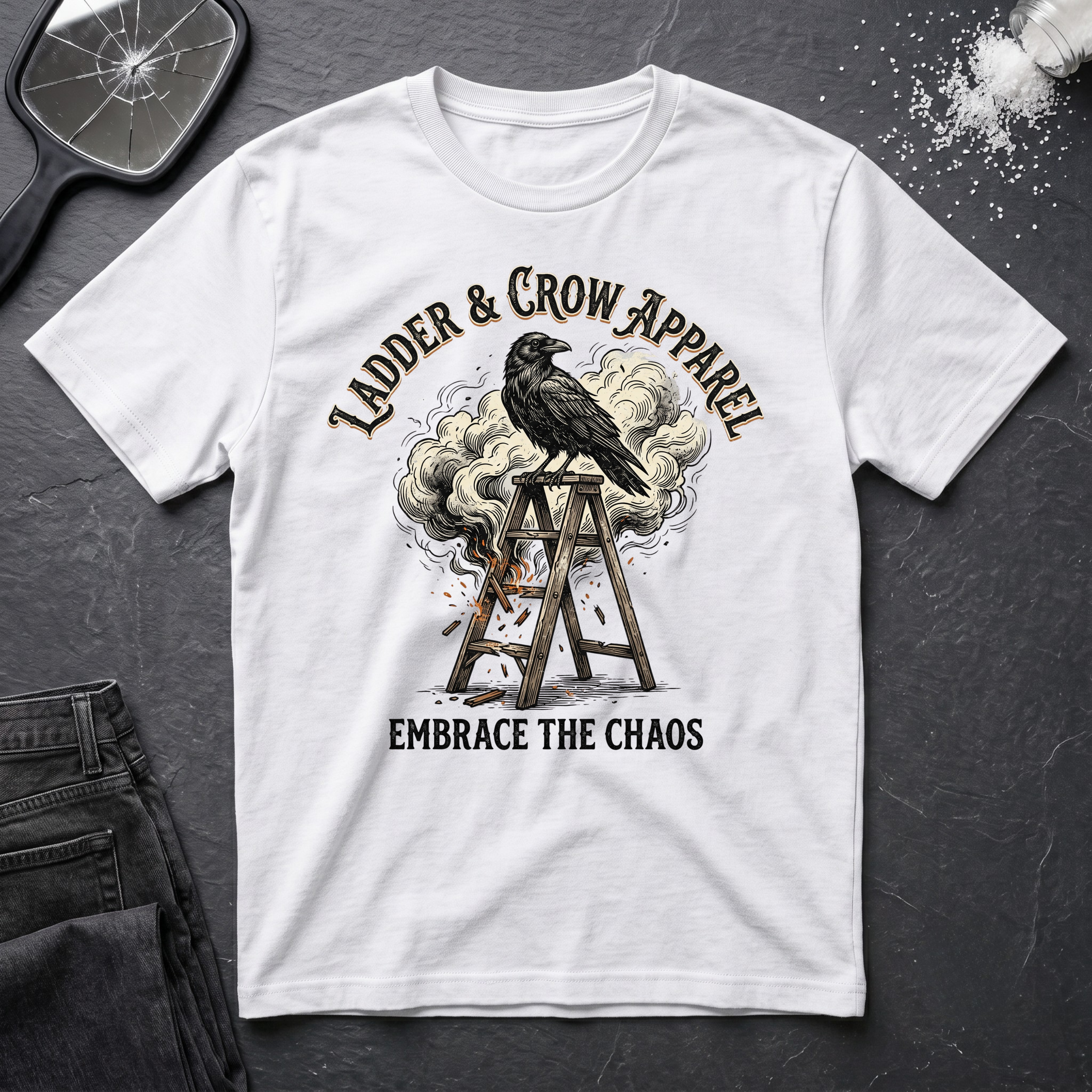 Ladder Crow Embrace Chaos T-Shirt