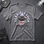 Terrible Luck But Still Standing Cartoon T-Shirt