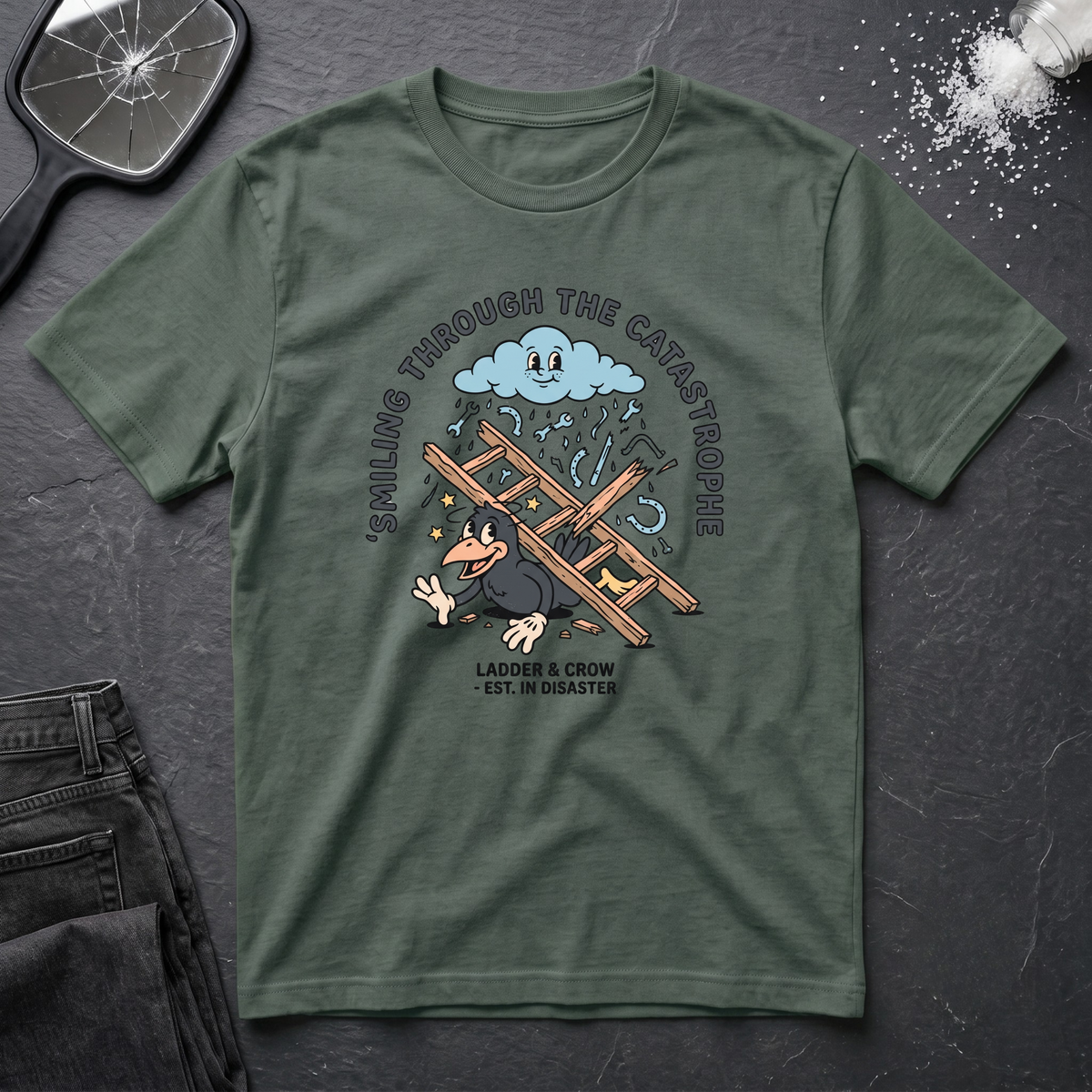 Smiling Through The Catastrophe T-Shirt