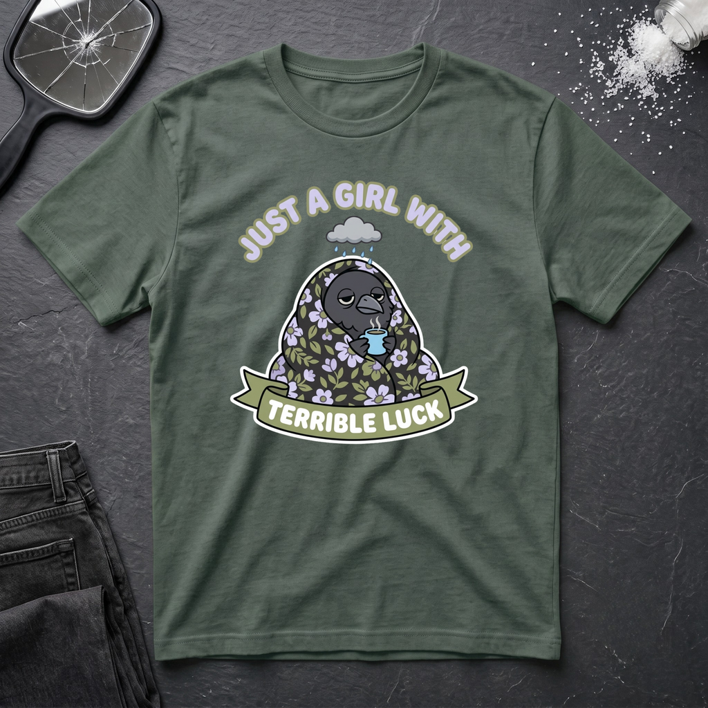 Just A Girl With Terrible Luck T-Shirt